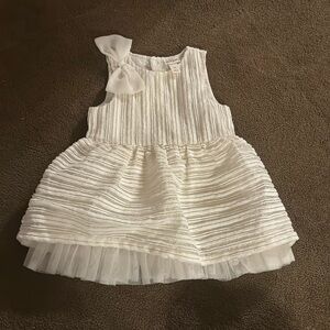 12 month Girls white dress